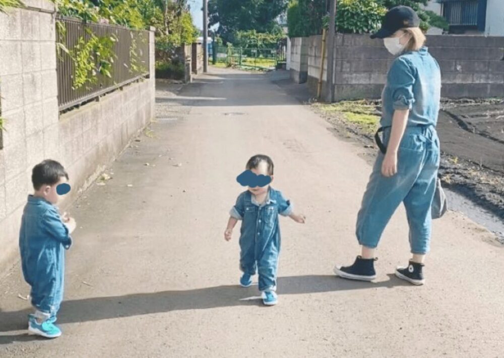 蒼井そらと双子の息子